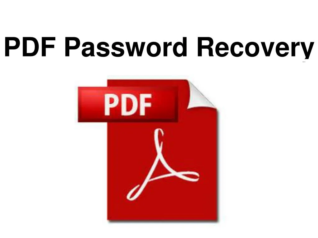 PPT PDF Password Recovery PowerPoint Presentation Free Download ID 