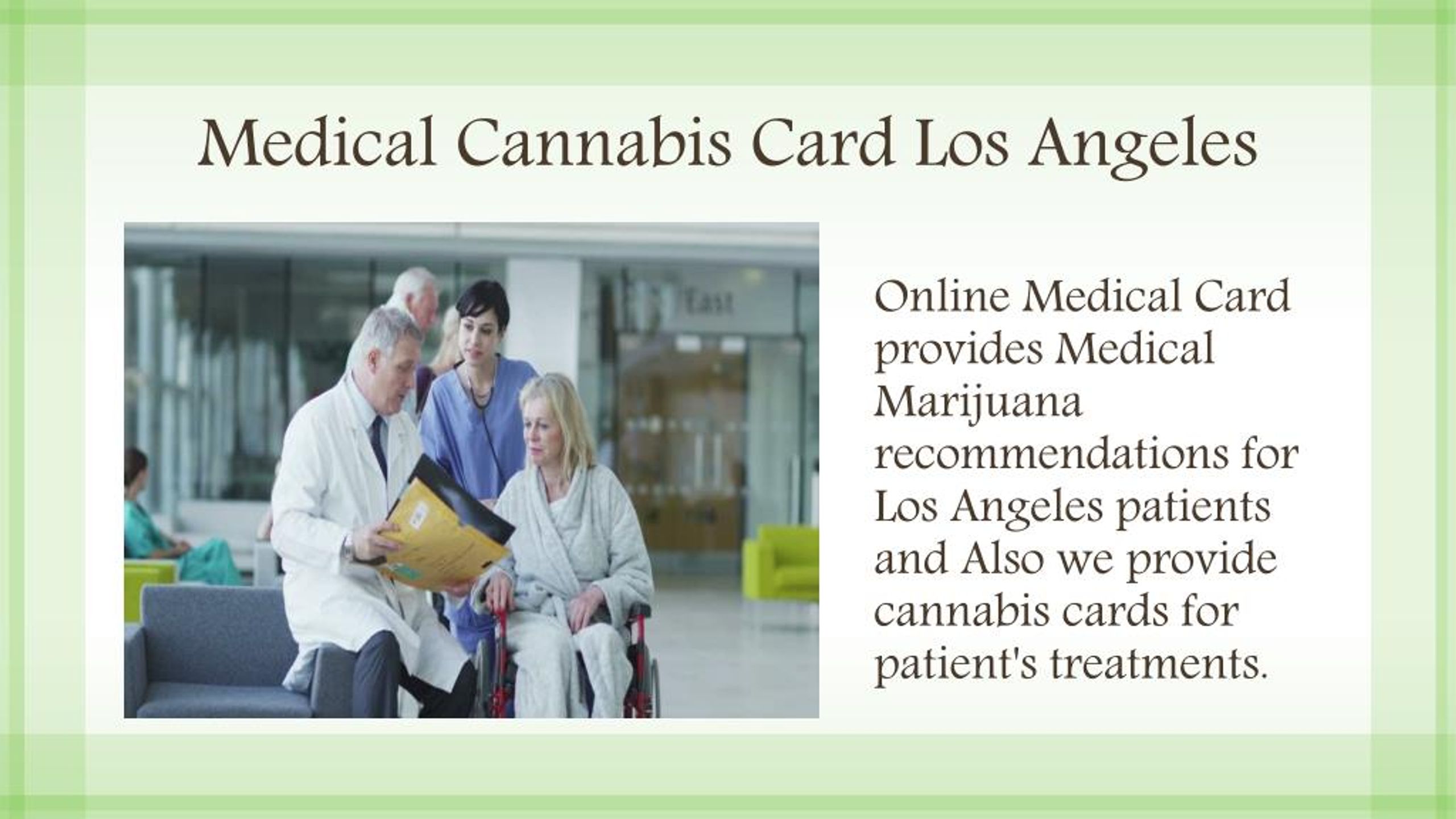 PPT - Medical Cannabis Doctor Los Angeles PowerPoint Presentation, Free ...