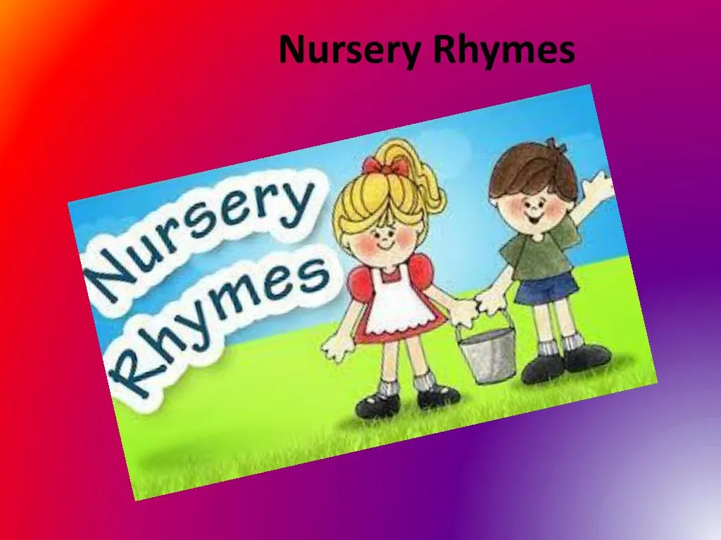 nursery rhymes n.