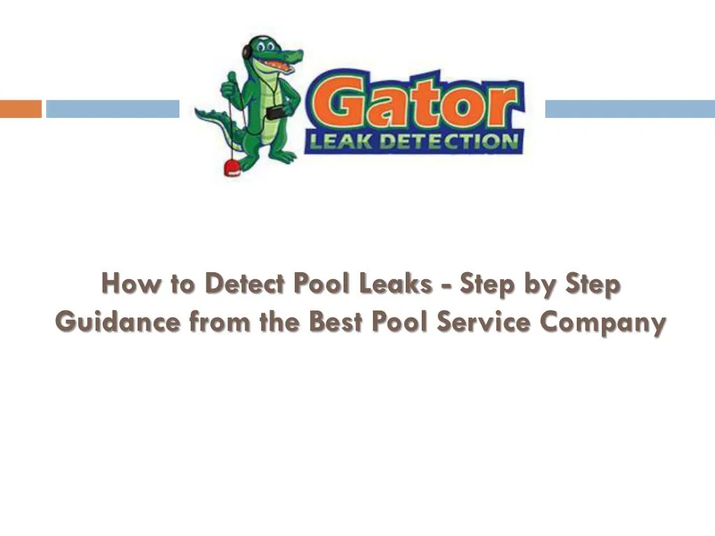 pool leak company