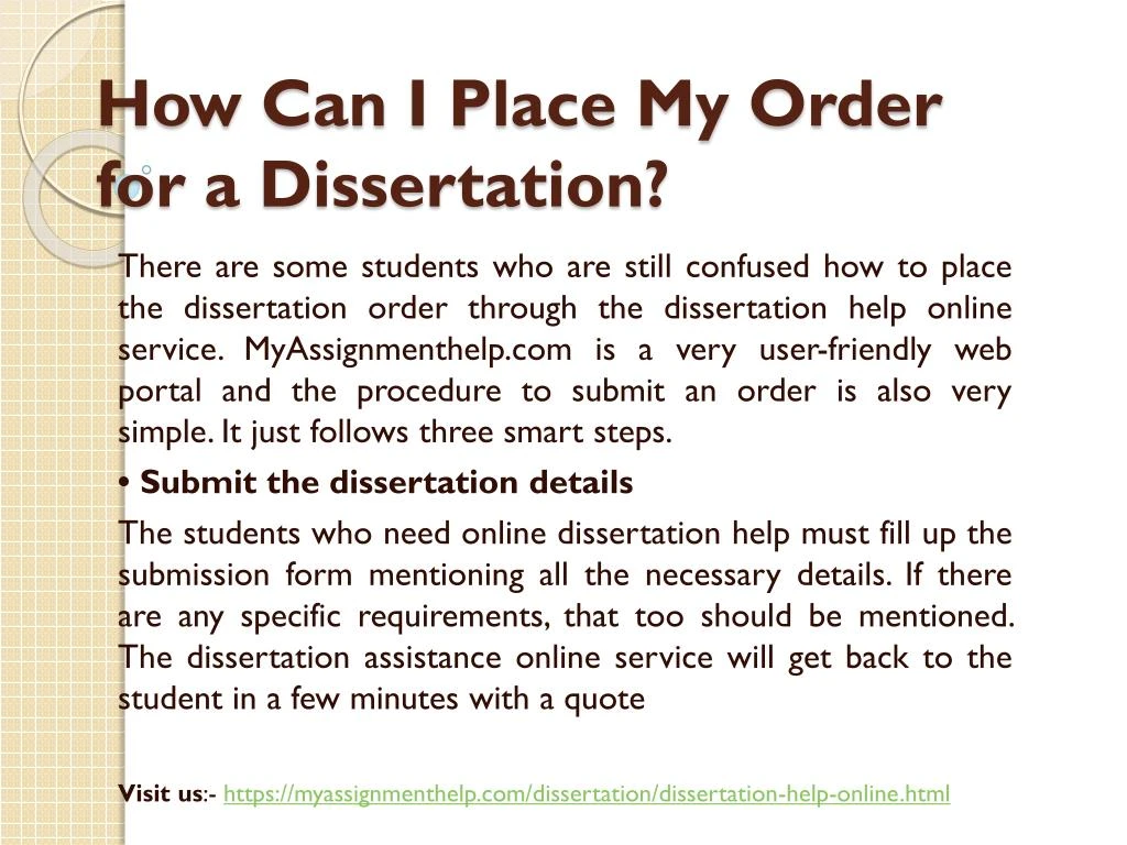 Dissertation projects abroad