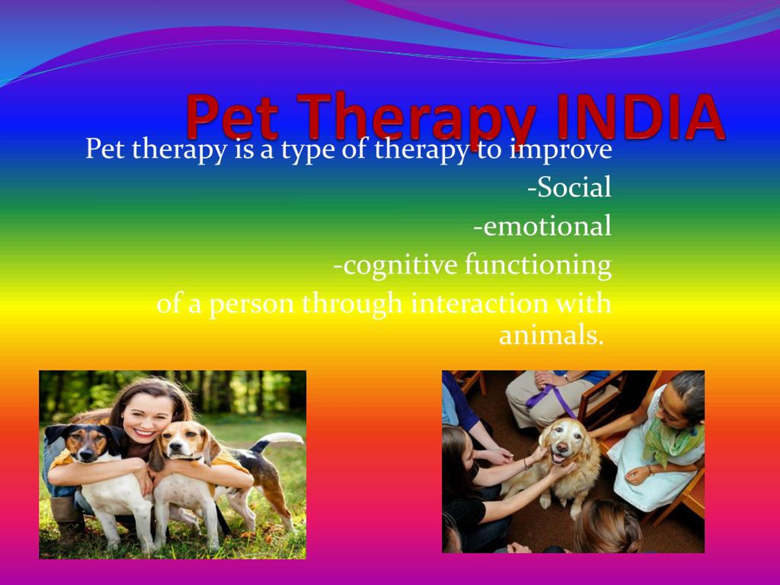 pet therapy ppt