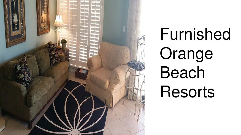 furnished orange beach resorts n.