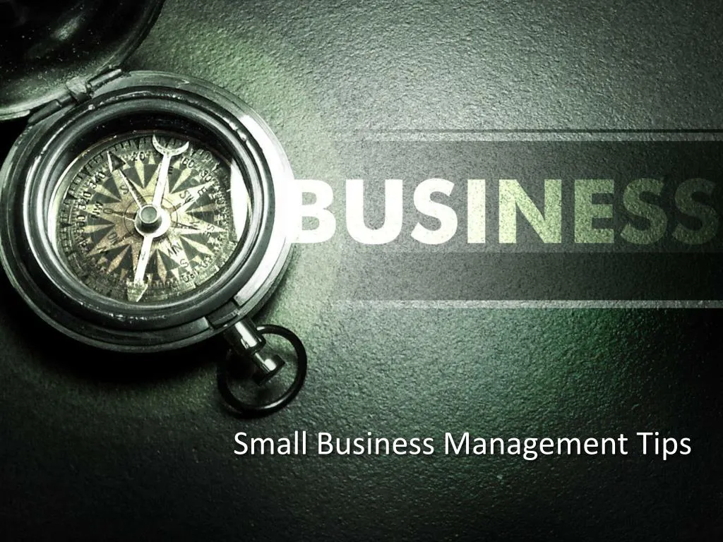 small business management tips n.
