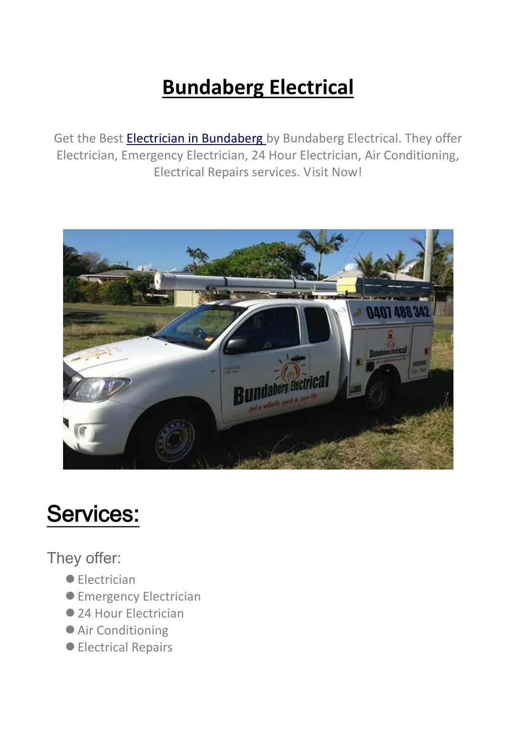 PPT Bundaberg Electrical PowerPoint Presentation, free download ID