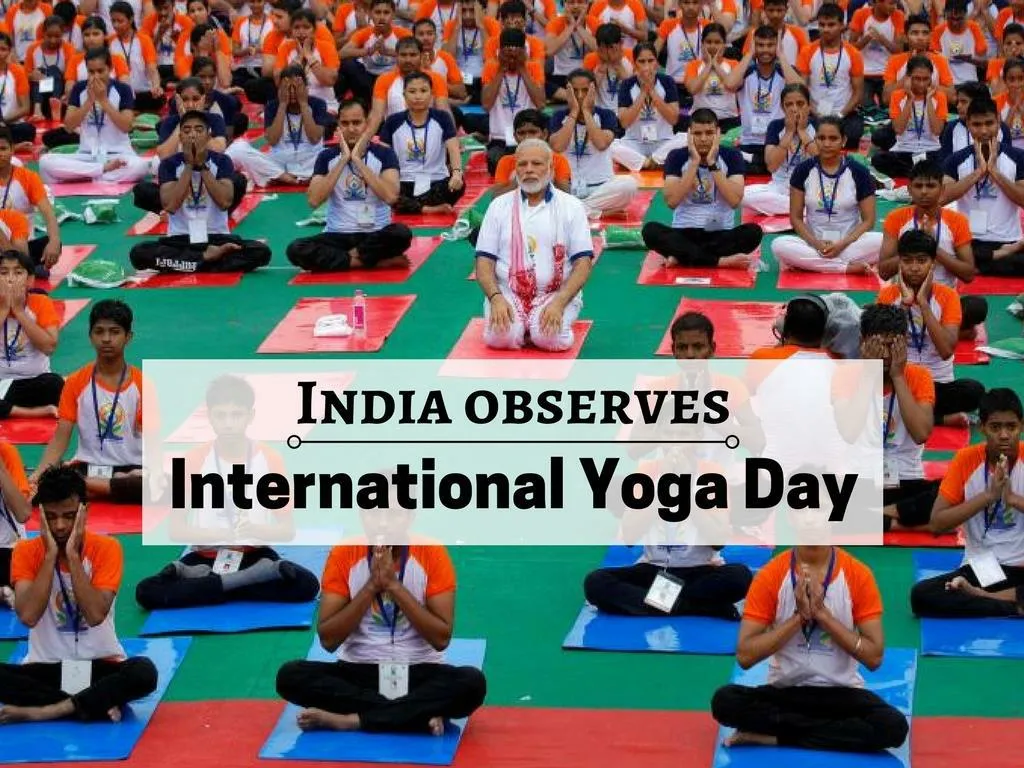 india observes international yoga day n.