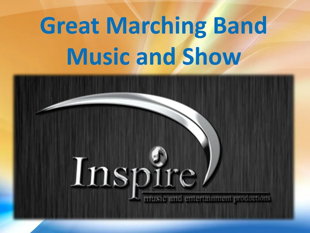 great marching band music a nd show n.
