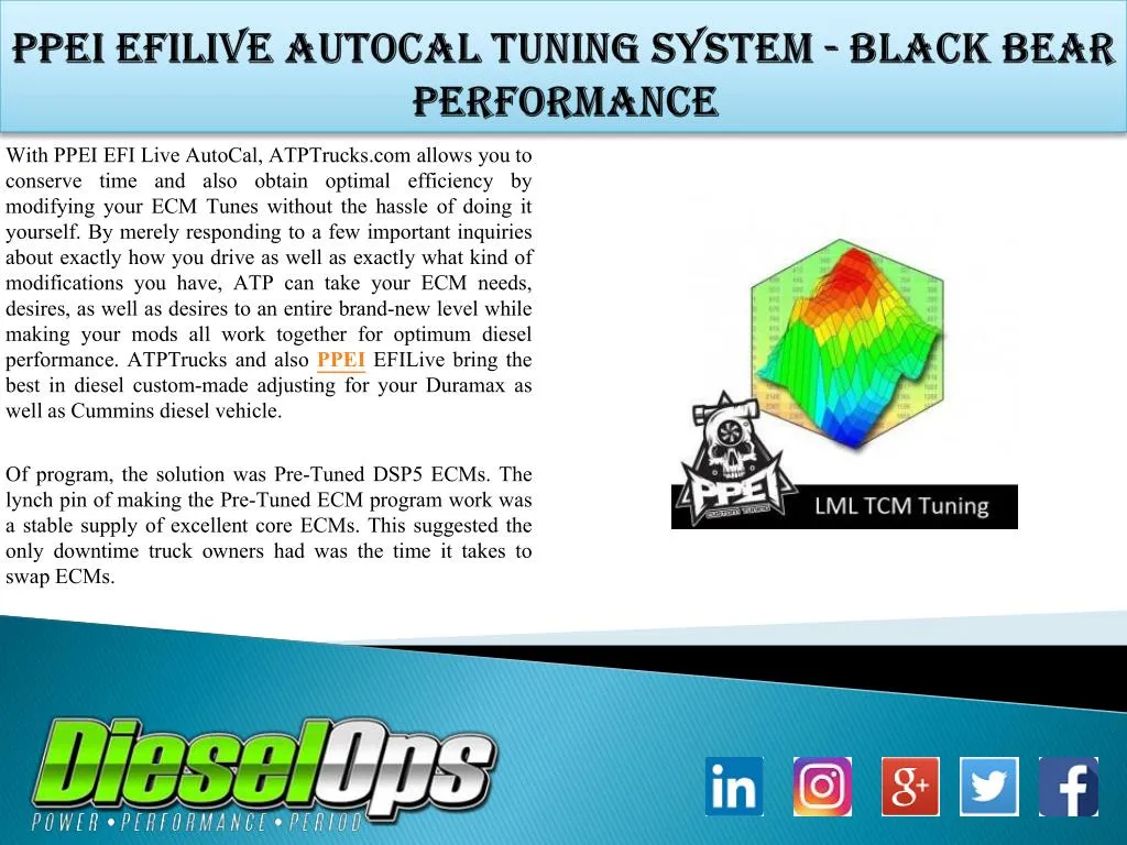 ppei efilive autocal tuning system black bear performance n.