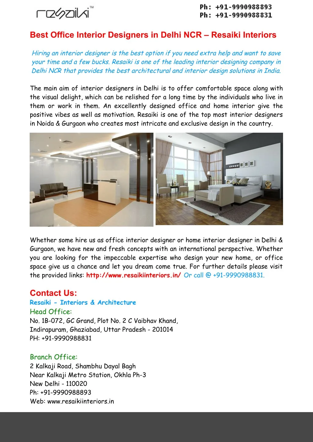 ppt office interior designs all in one solution for your office