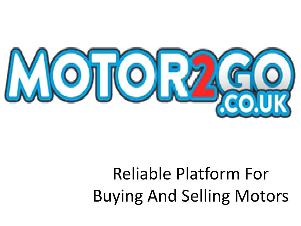 reliable platform for buying and selling motors n.