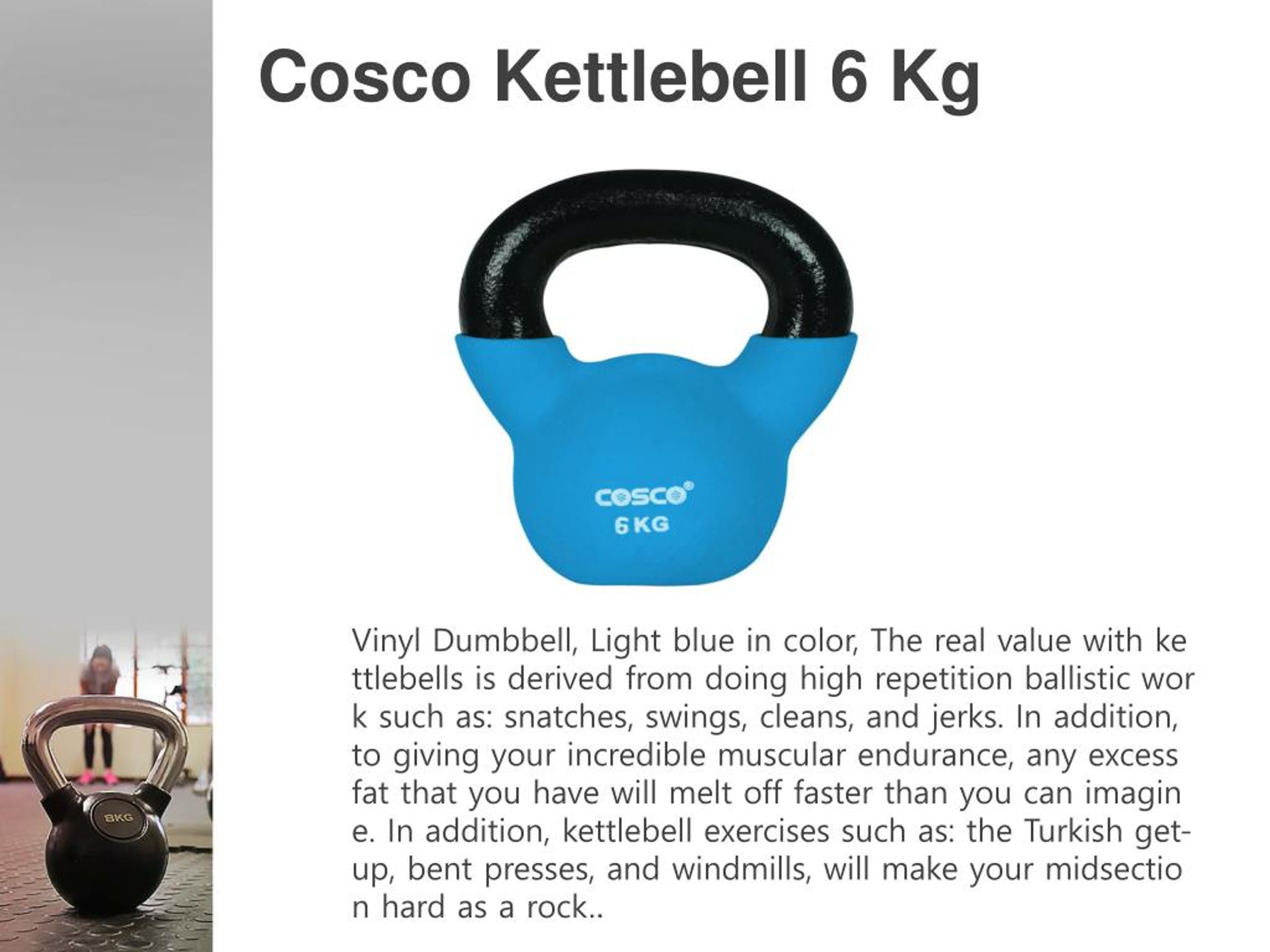 Cosco Kettlebell 6 Kgs 