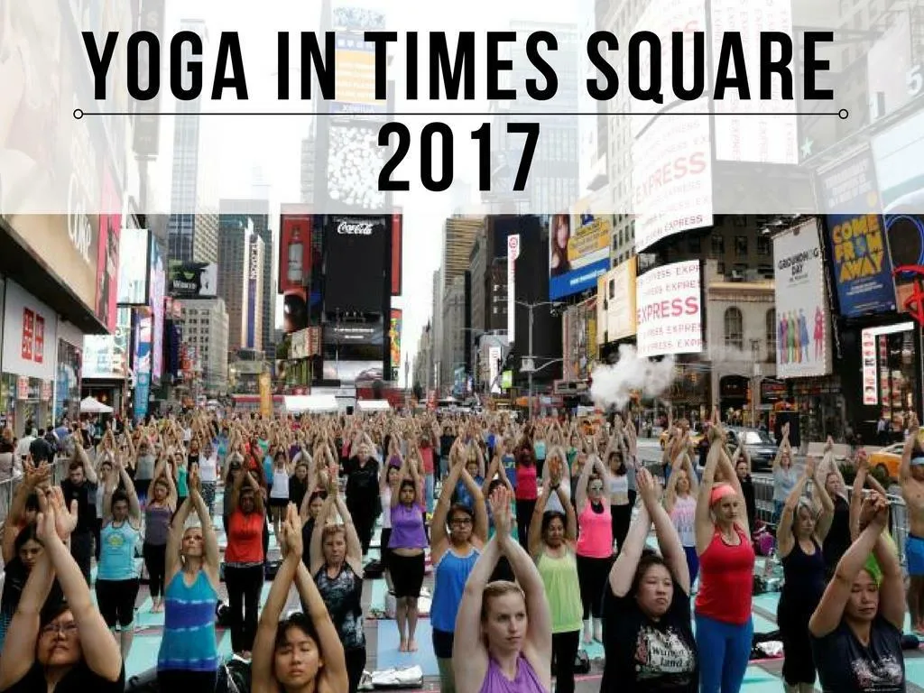 yoga in times square n.