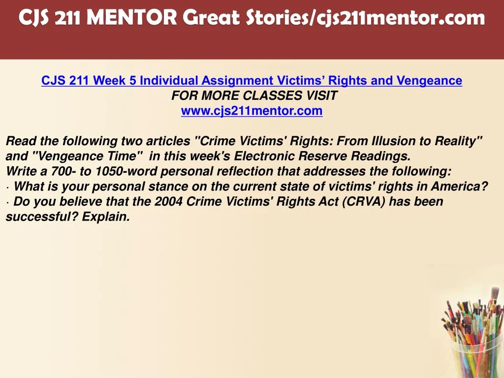victims rights and vengeance essay Victims’ rights and vengeance rudy vasquez cjs/211 june-06-2016 victims’ rights and vengeance in today’s justice system victims of crimes and. victims rights and vengeance essay Victims’ rights and vengeance rudy vasquez cjs/211 june-06-2016 victims’ rights and vengeance in today’s justice system victims of crimes and.