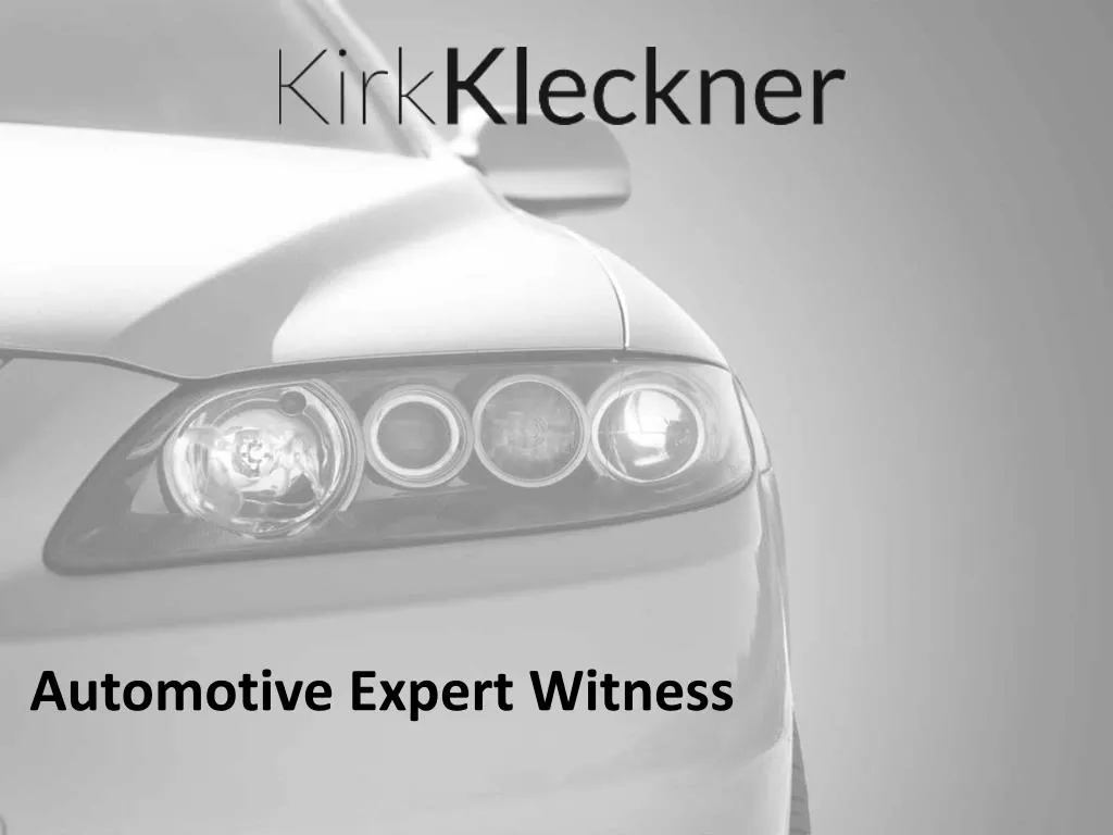 PPT - Automotive Expert Witness Services in Bloomington PowerPoint