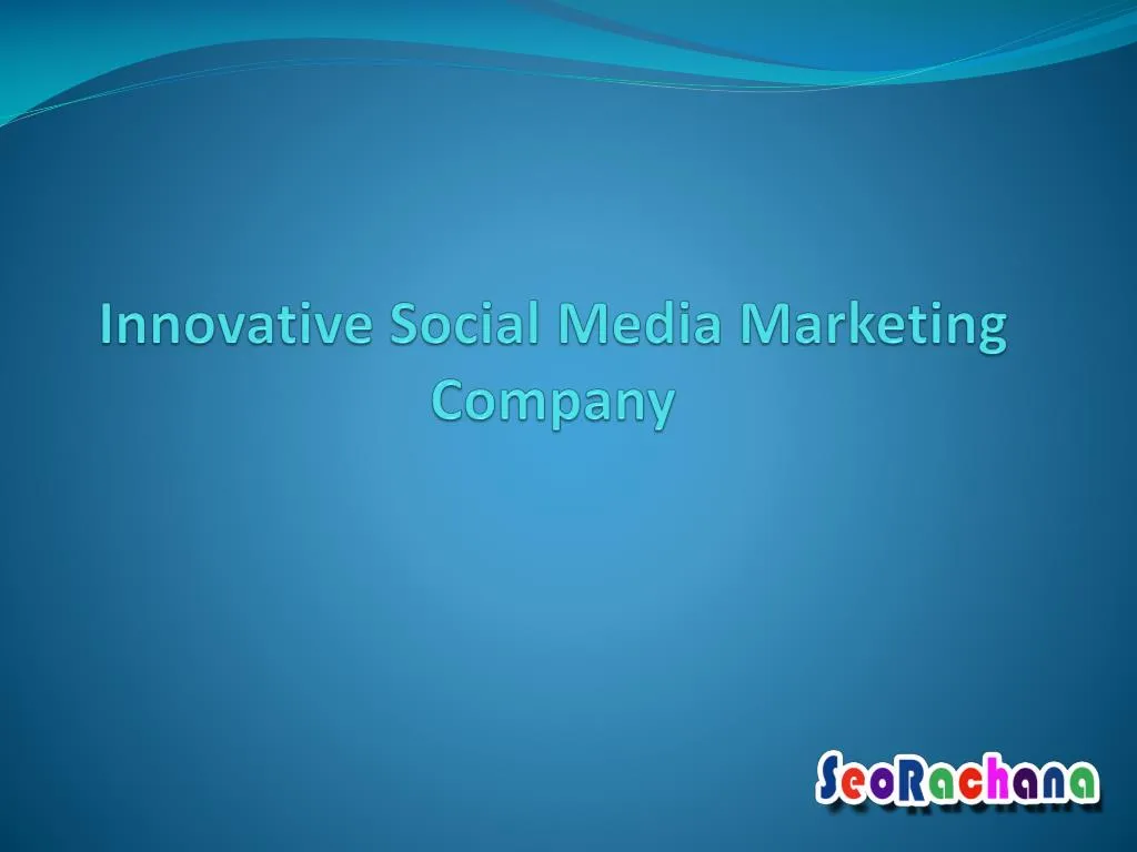 innovative social media marketing company n.