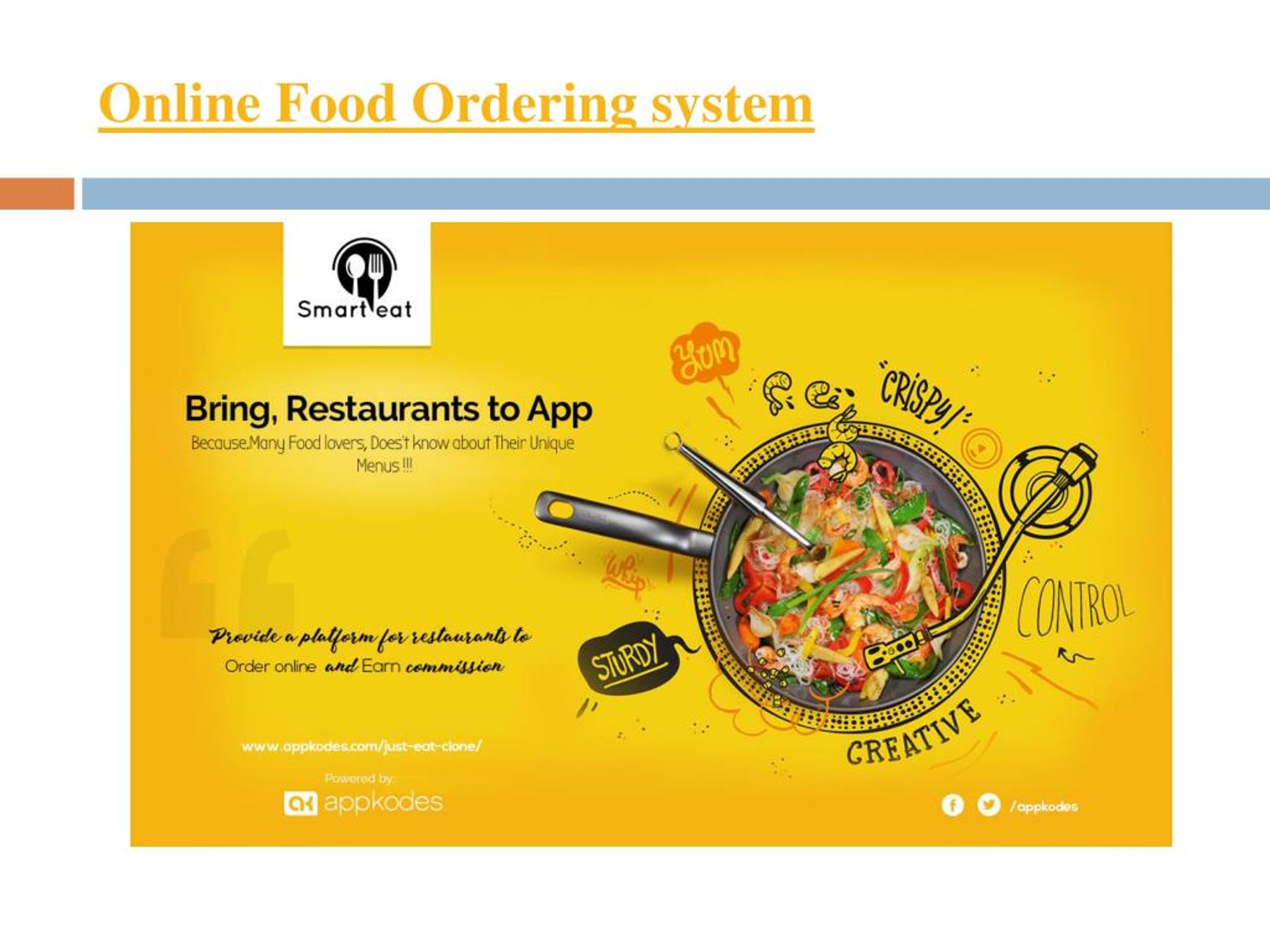 powerpoint presentation on online food ordering system