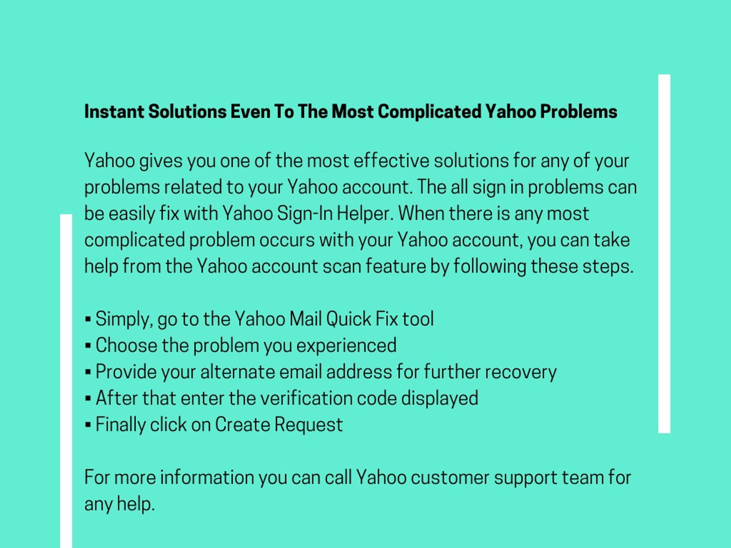 Ppt Problems In Modification Of Yahoo Email Password Powerpoint