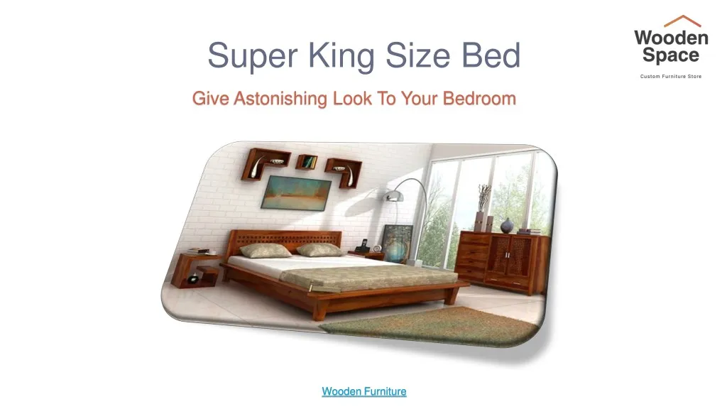 super king size bed n.