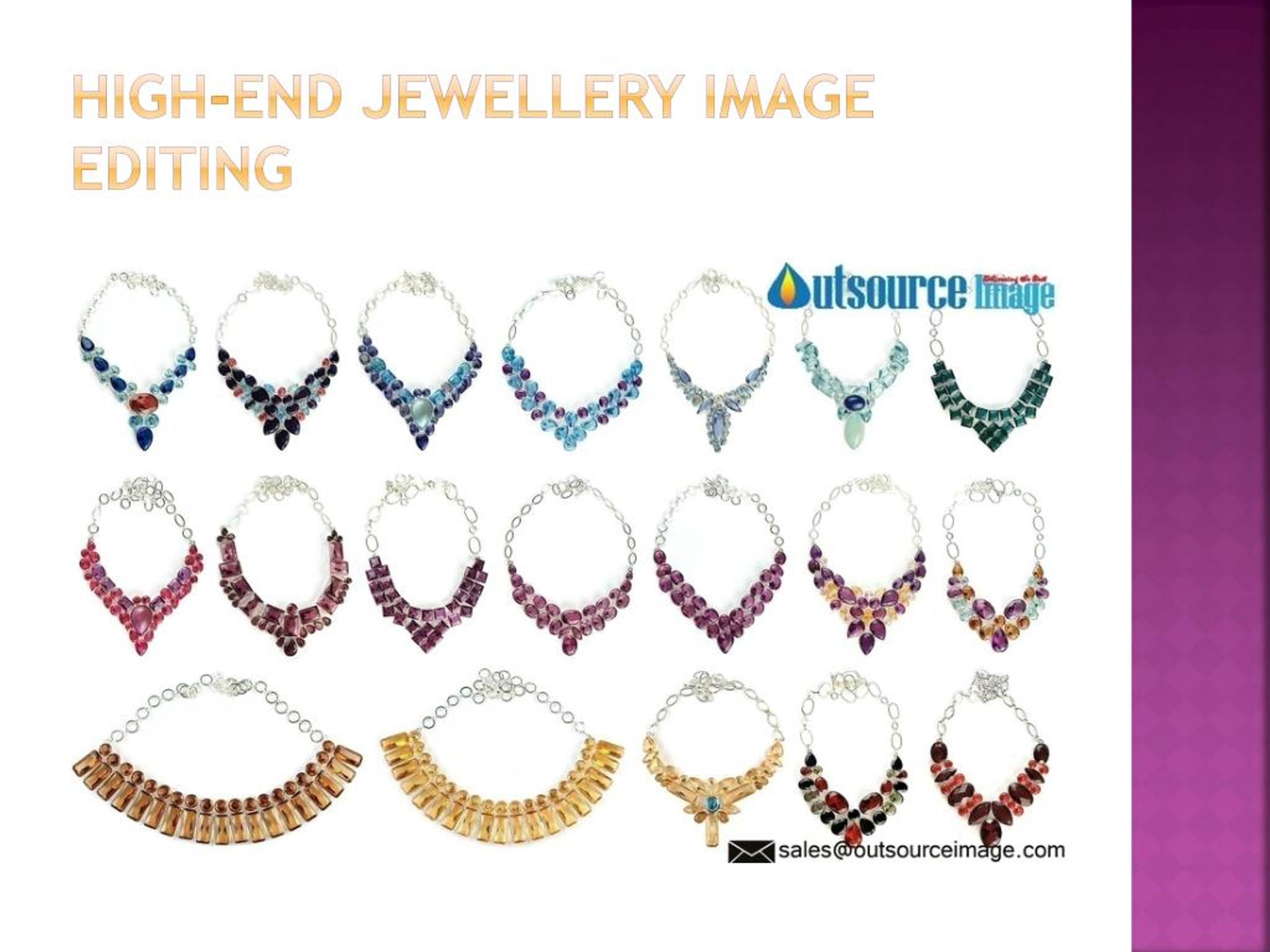PPT - High-end jewellery photo retouching and editing services ...