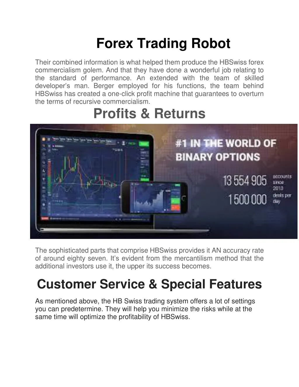 forex trading robot n.