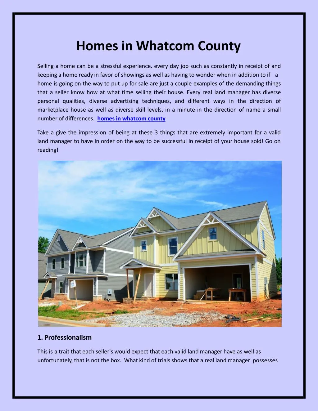 PPT homes in county PowerPoint Presentation, free download