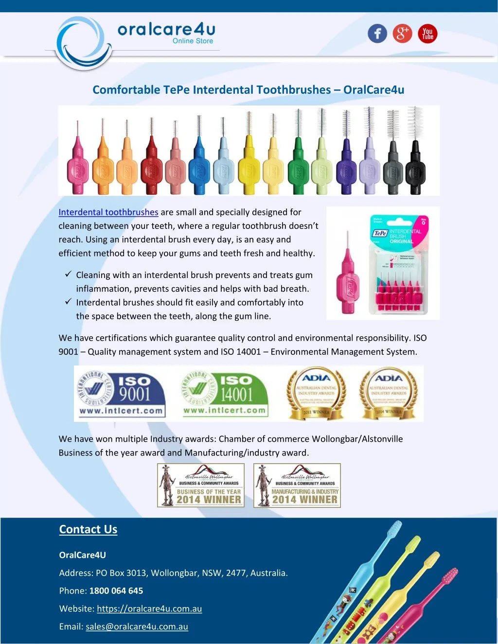 PPT Comfortable TePe Interdental Toothbrushes OralCare4u PowerPoint Presentation ID7619635