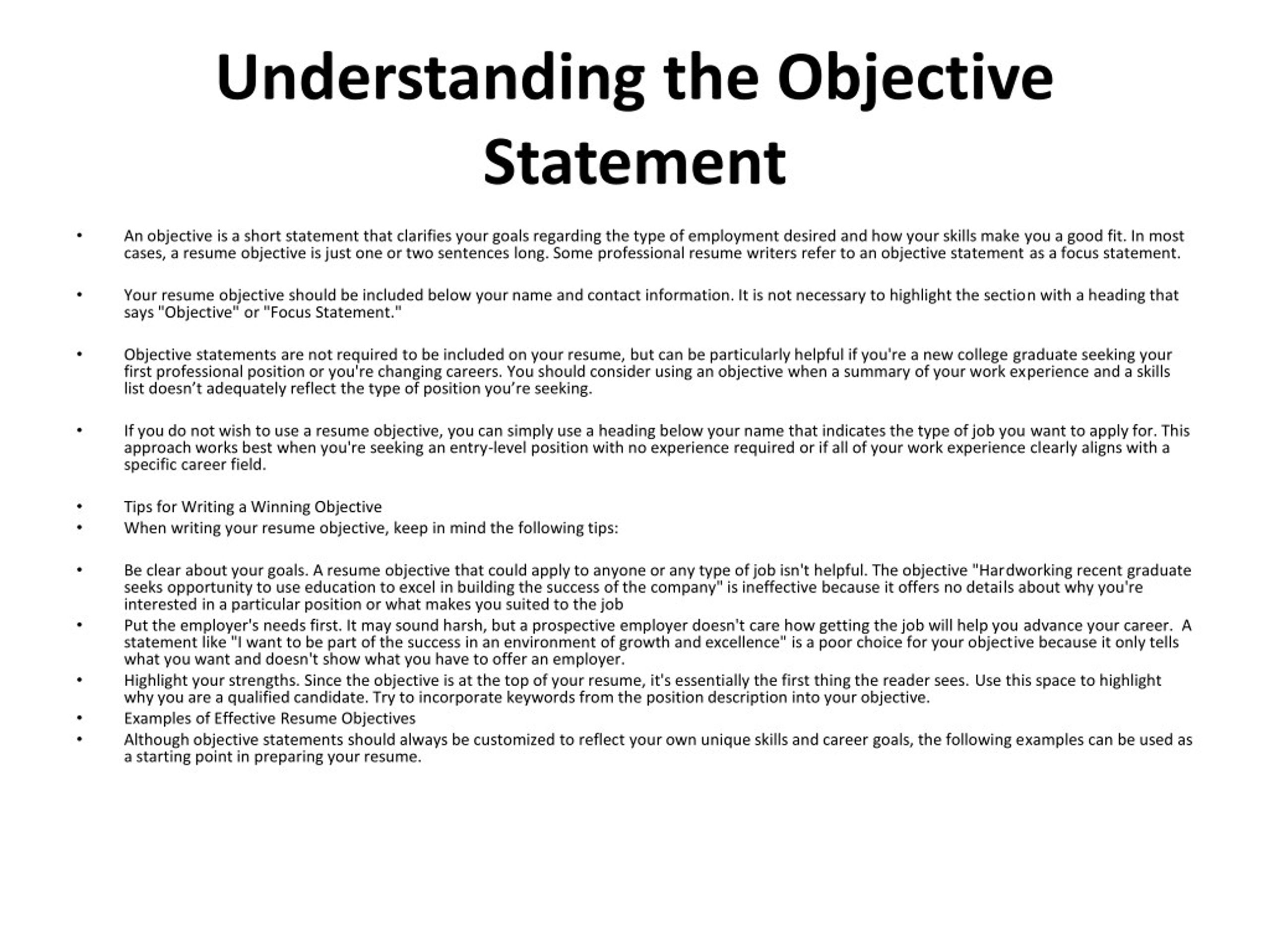 PPT Resume Objective Samples PowerPoint Presentation Free Download 