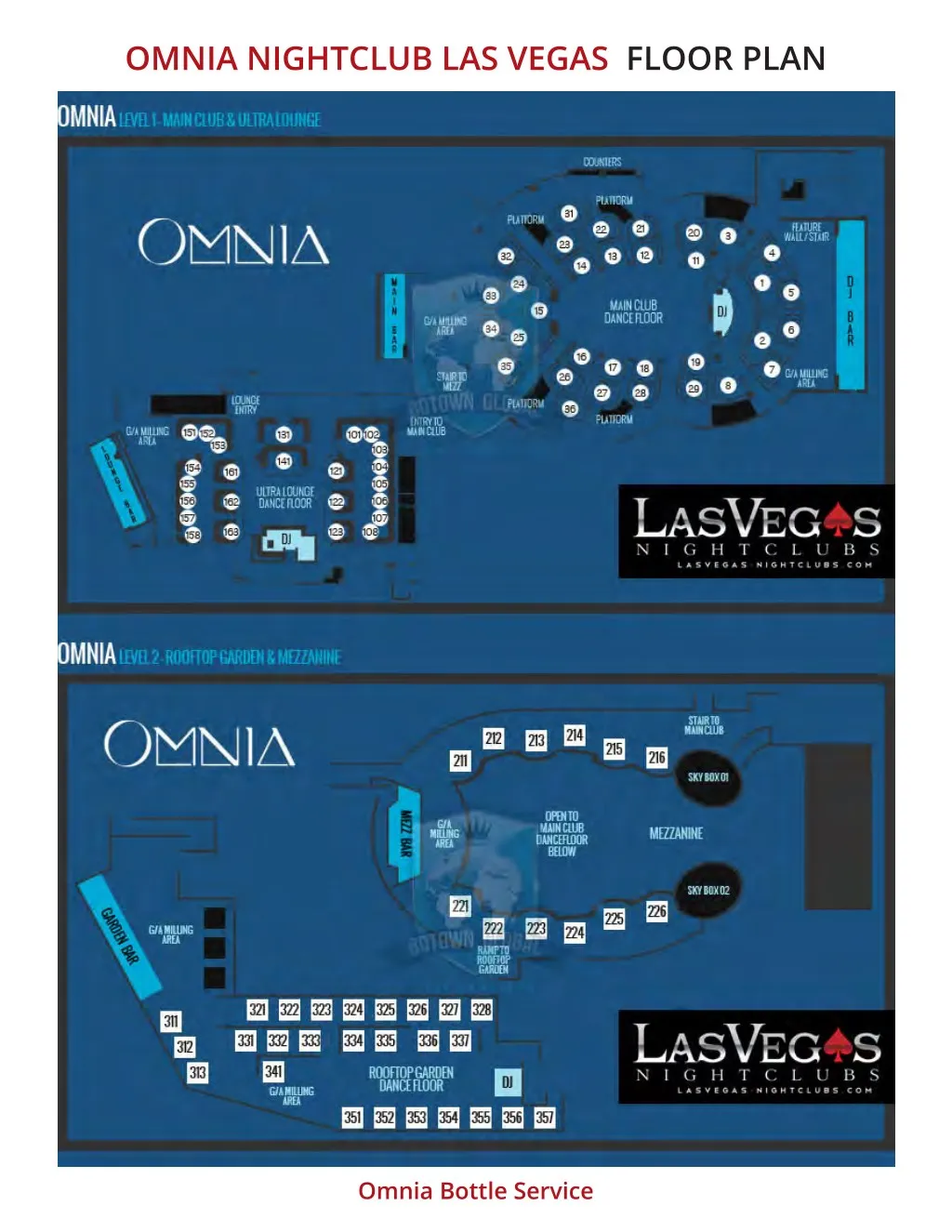 PPT Omnia Floor Plan and Table Seating Chart PowerPoint