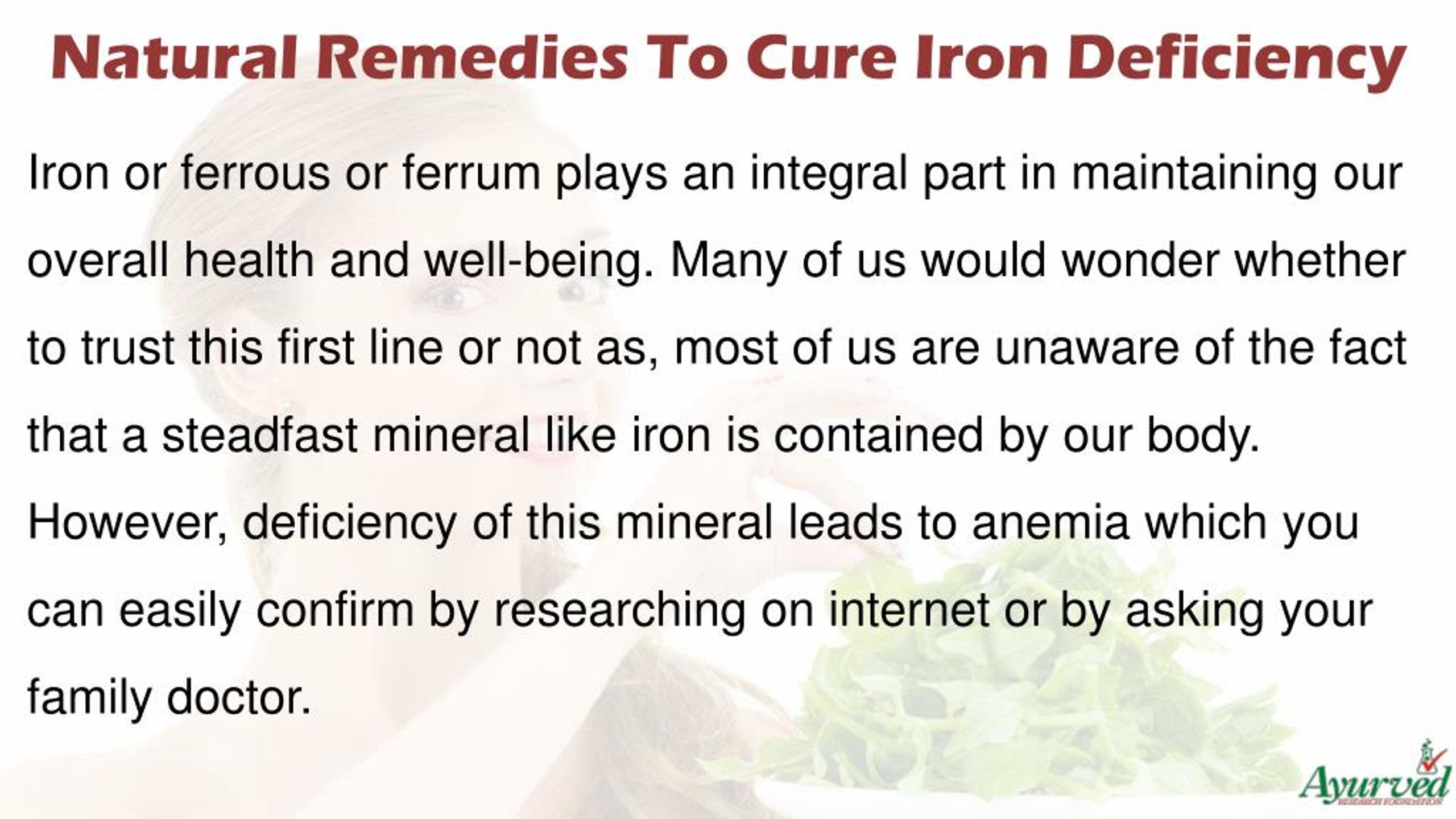 Ppt Natural Remedies To Cure Iron Deficiency And Raise Hemoglobin Levels Powerpoint 