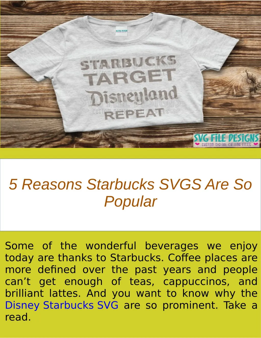 Download PPT - Importance Of Disney Starbucks SVG PowerPoint ...
