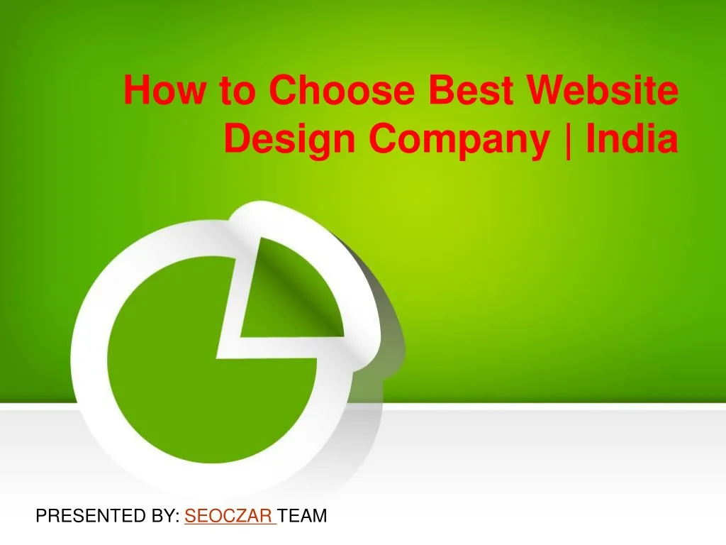 how to choose best website design company india n.