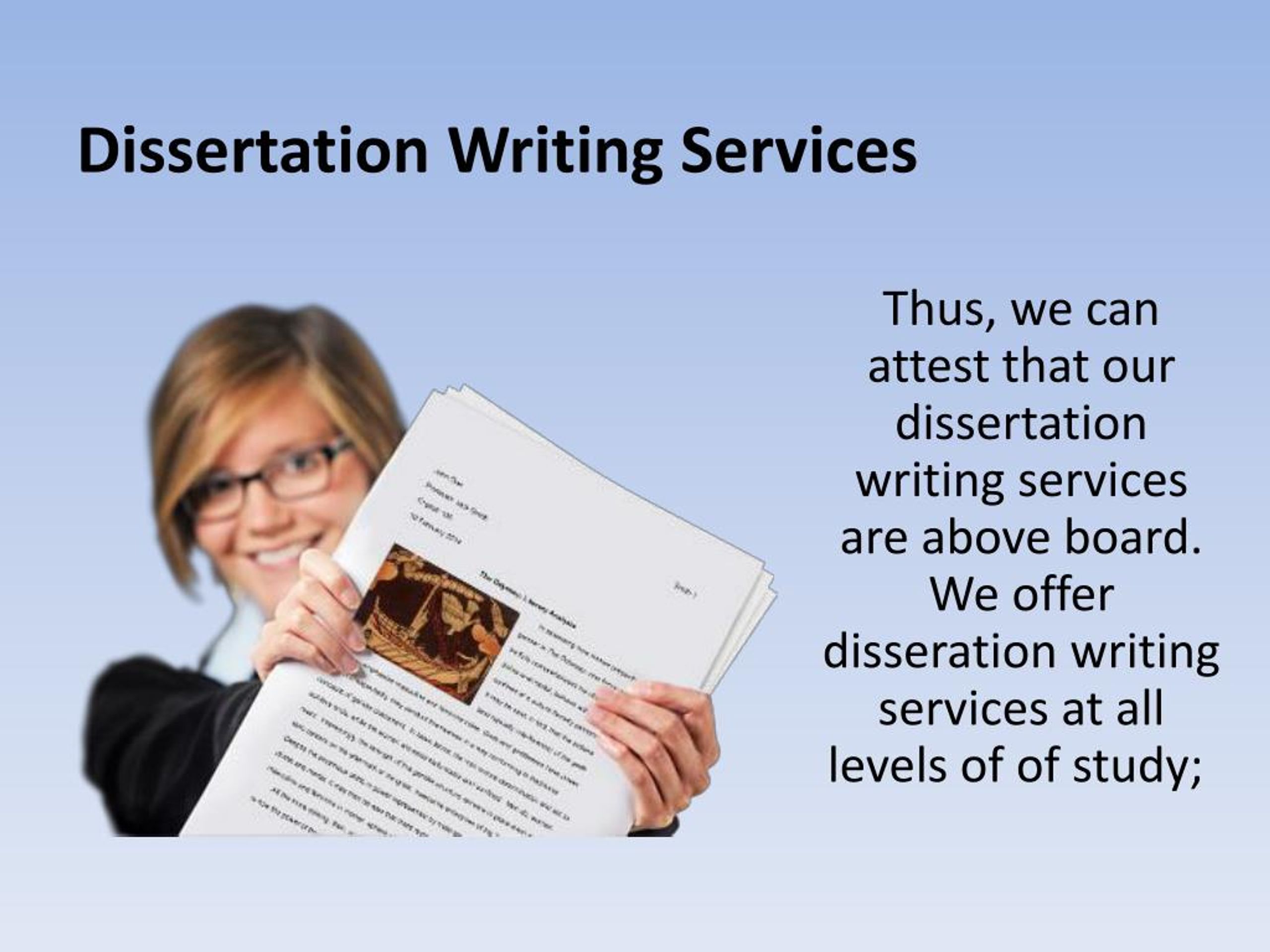 Thesis writers services