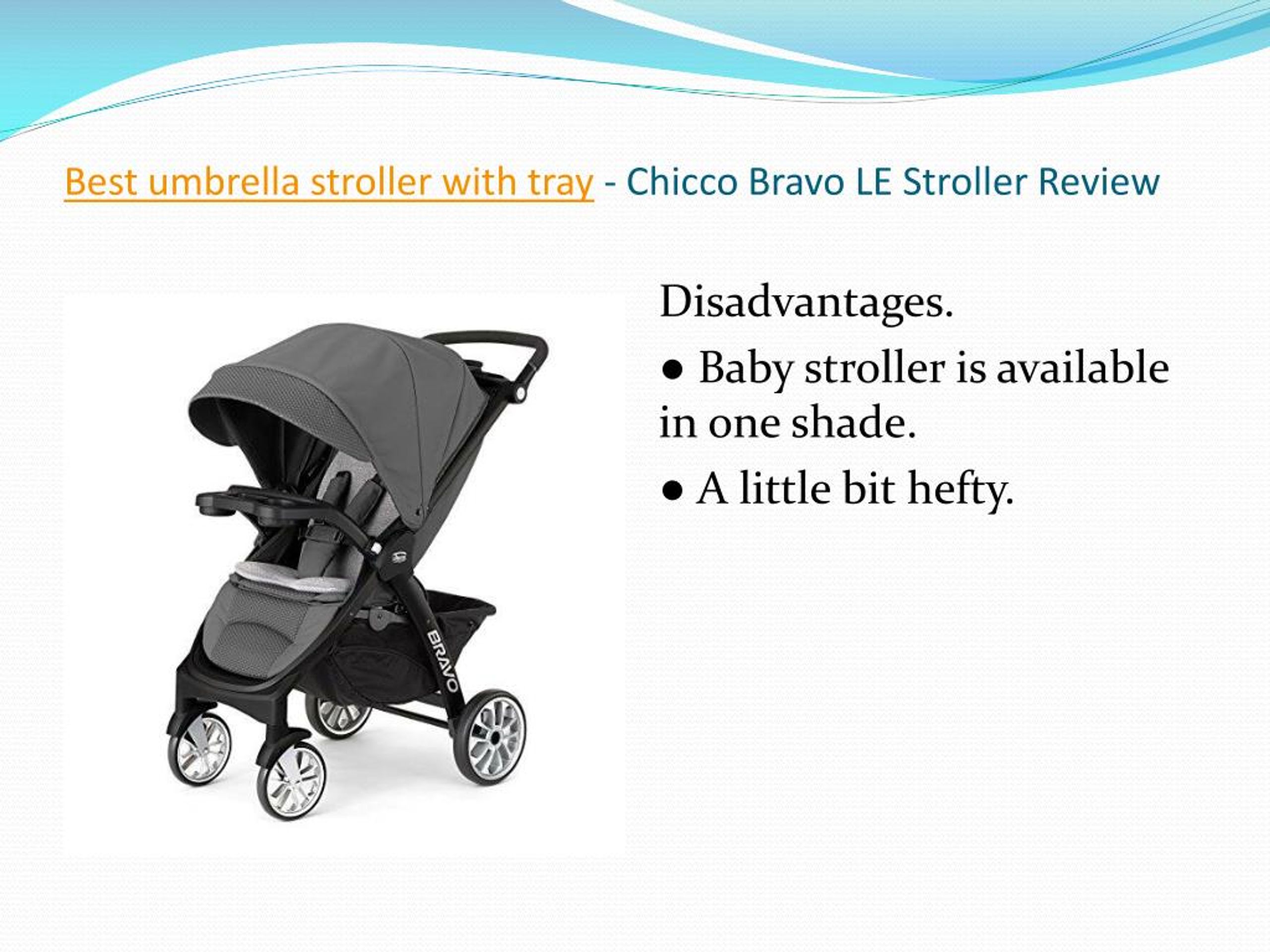 chicco umbrella stroller with tray
