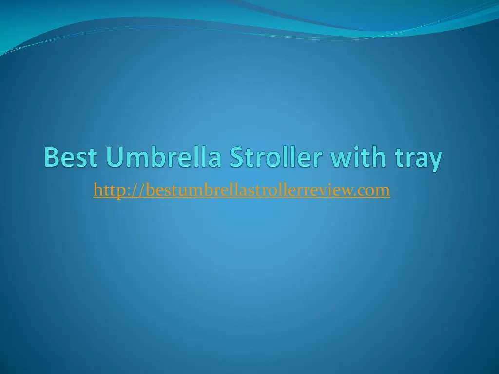 umbrella stroller tray