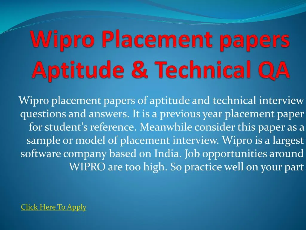 beta soft systems private limited placement papers of wipro