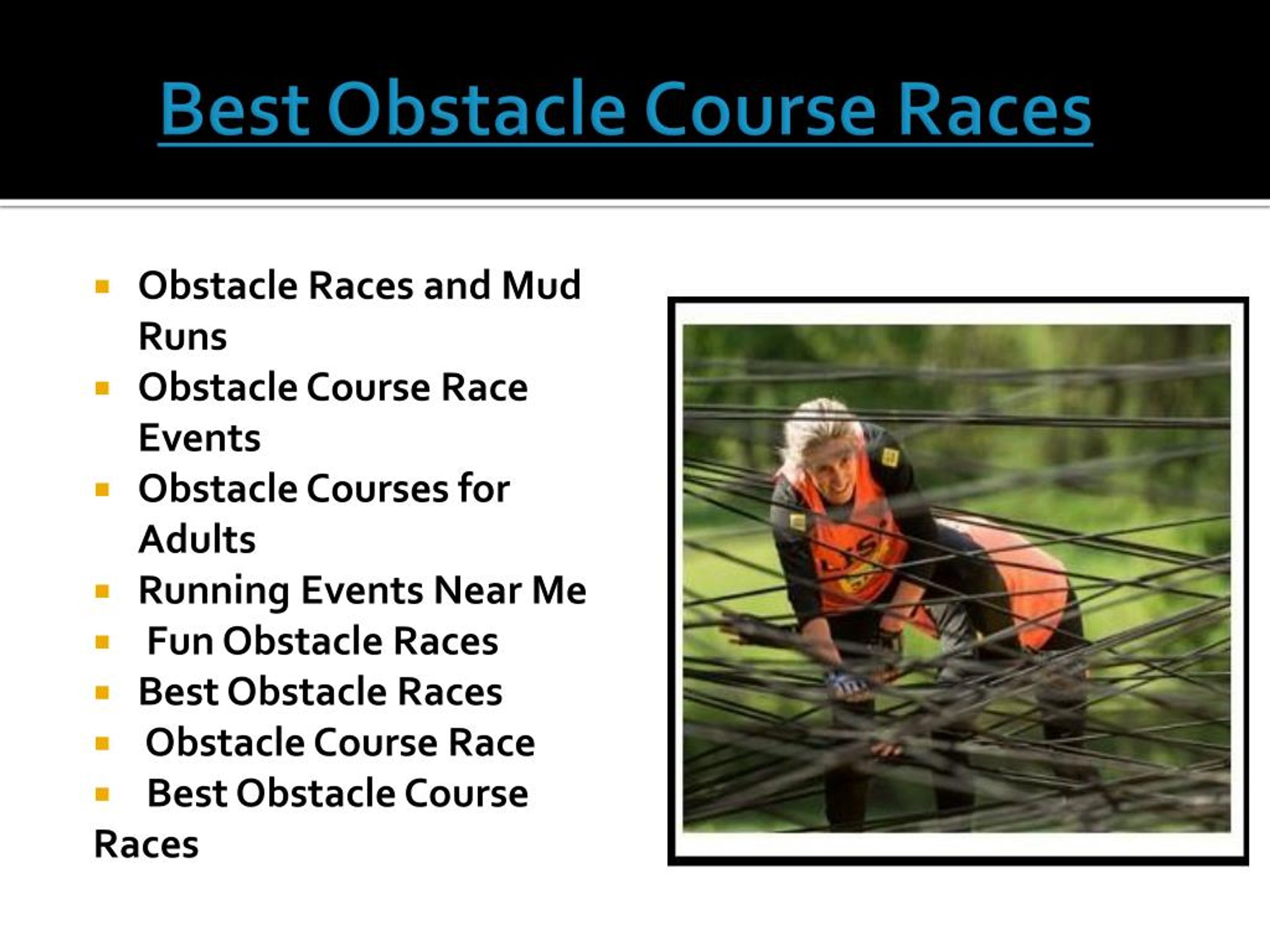 PPT Best Obstacle Course Races PowerPoint Presentation, free download