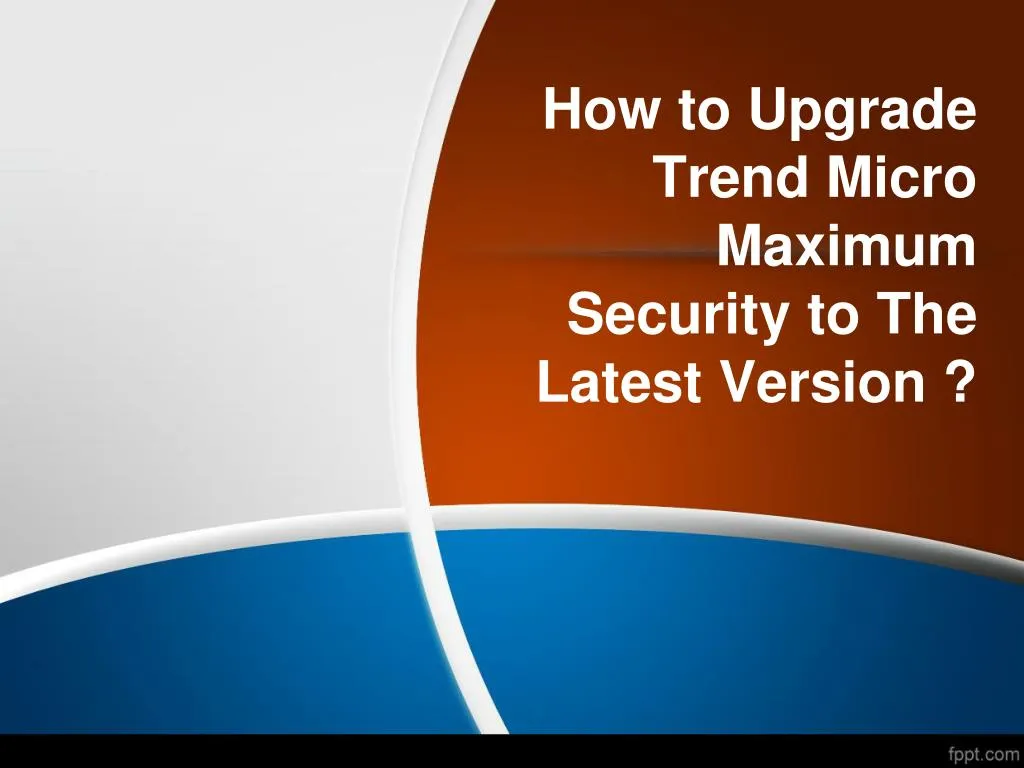 update trend micro antivirus manually