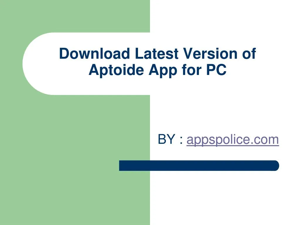 aptoide download pc windows 10