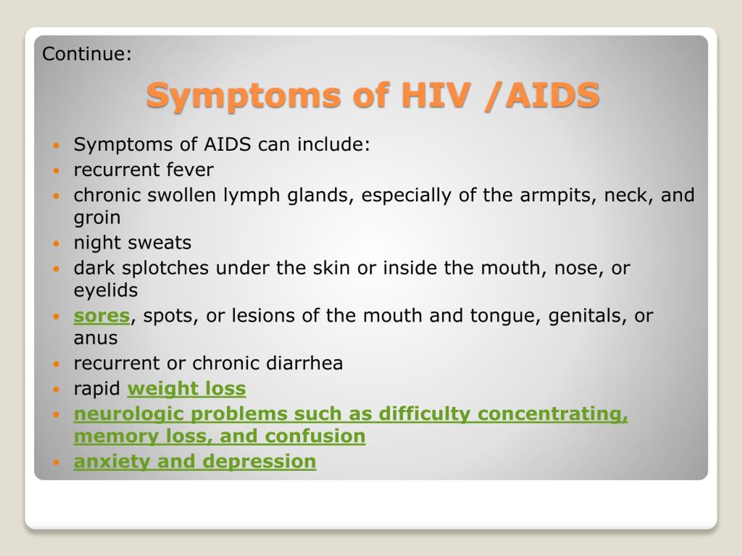 PPT - HIV/AIDS-“Not a communicable disease” PowerPoint ...