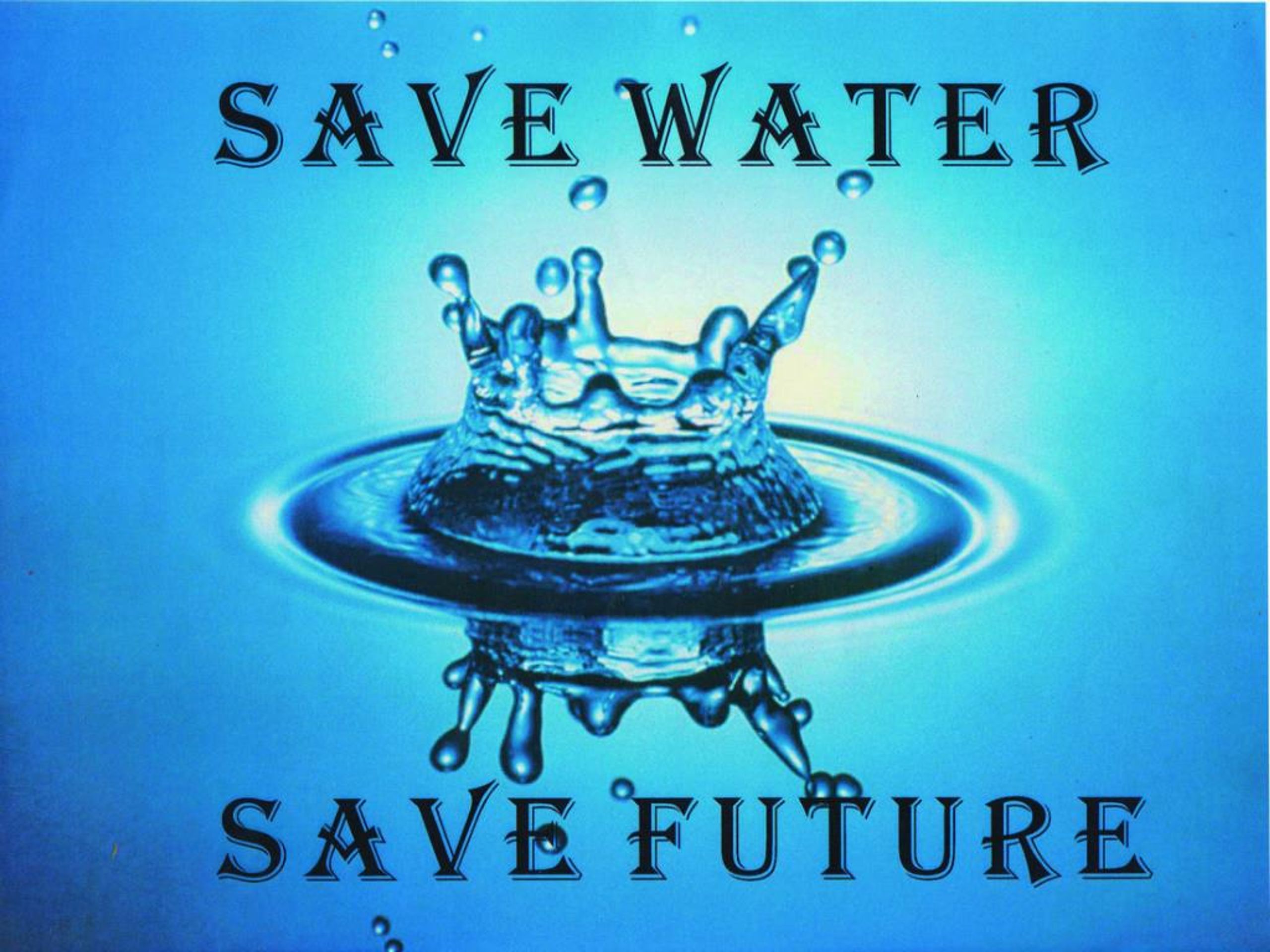 powerpoint presentation topic save water