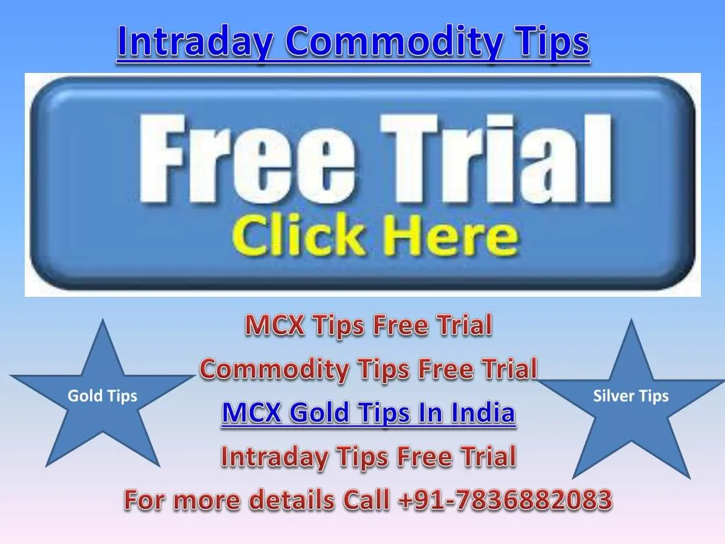 Intraday trading strategies in mcx