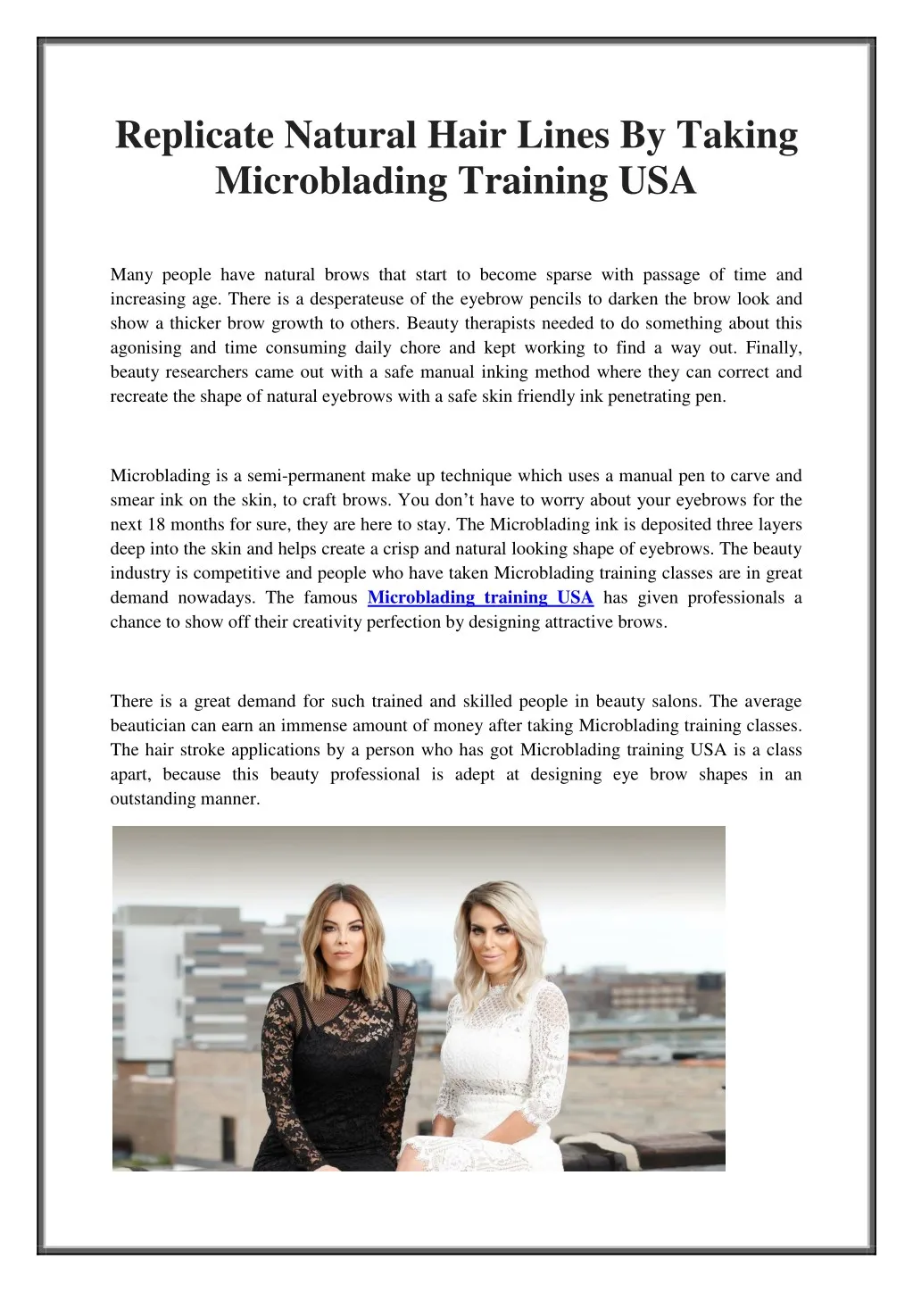 Ppt Replicate Natural Hair Lines By Taking Microblading Training