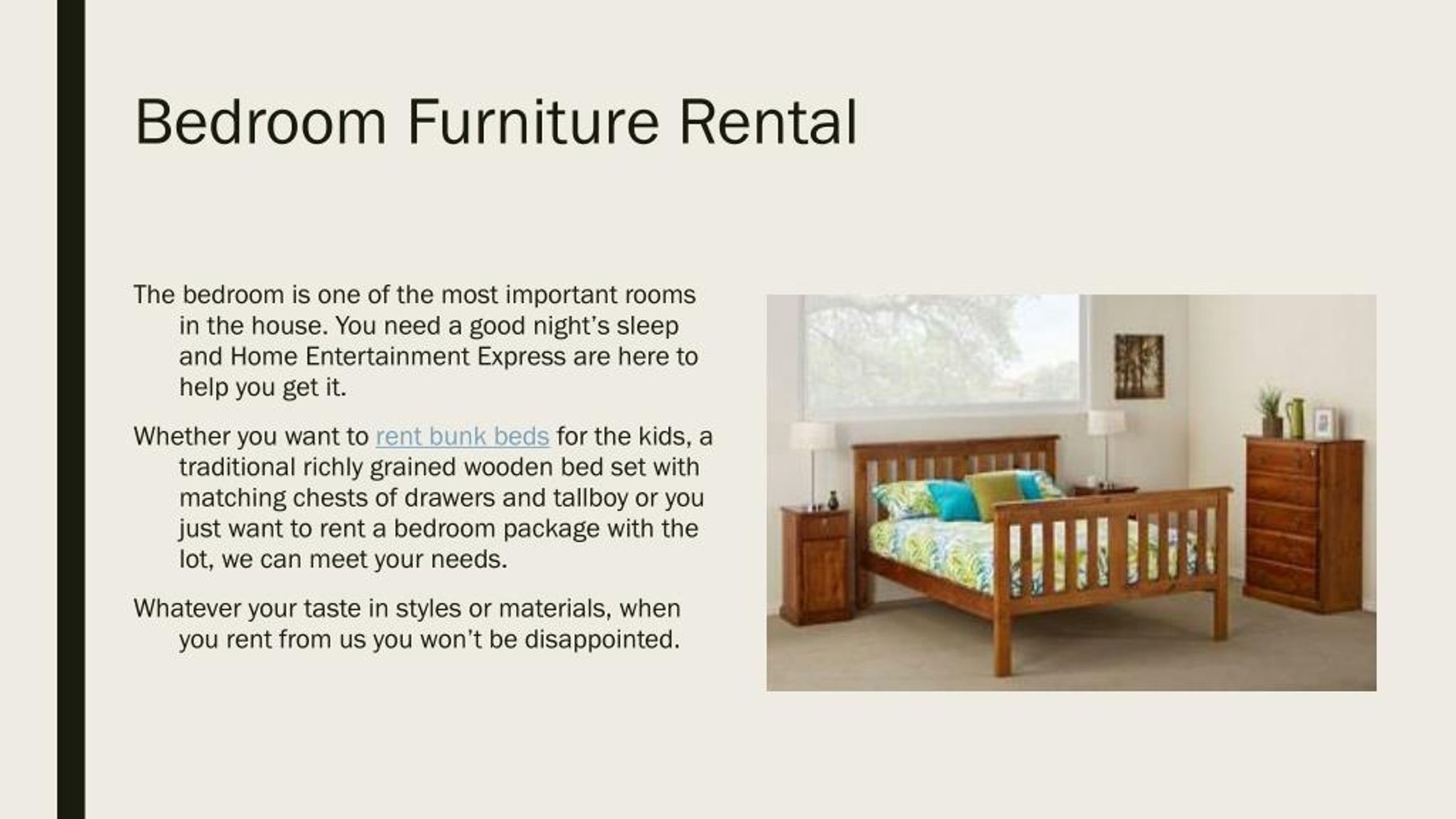 Ppt Home Entertainment Express Furniture Rental Powerpoint