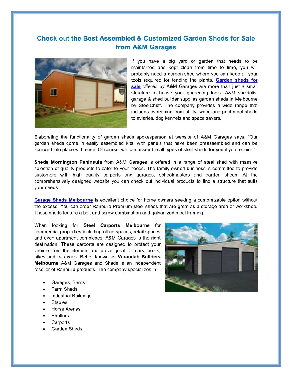 Ppt Garden Sheds For Sale Powerpoint Presentation Free Download