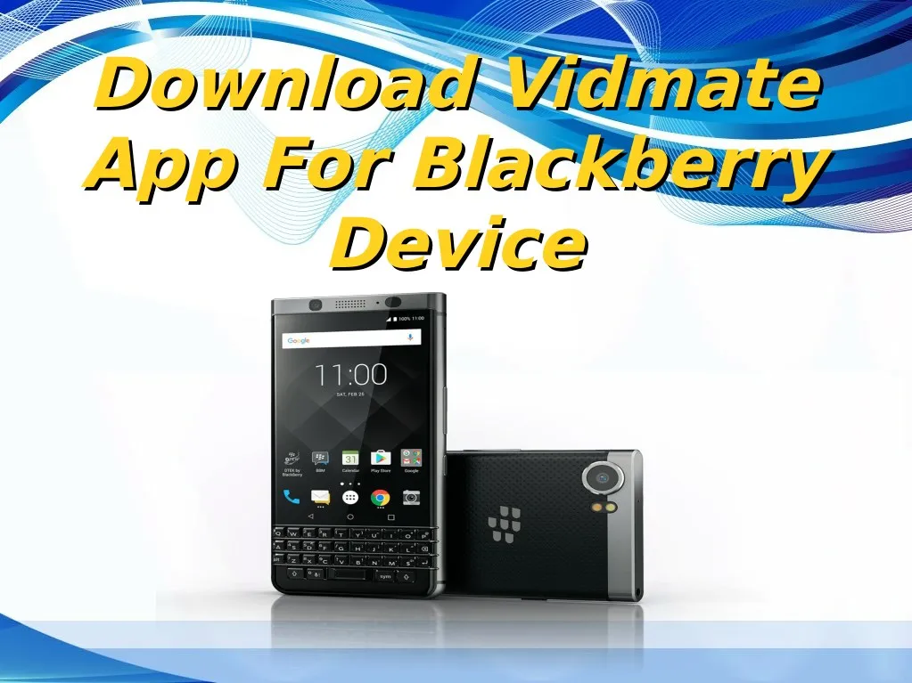 vidmate app download for blackberry