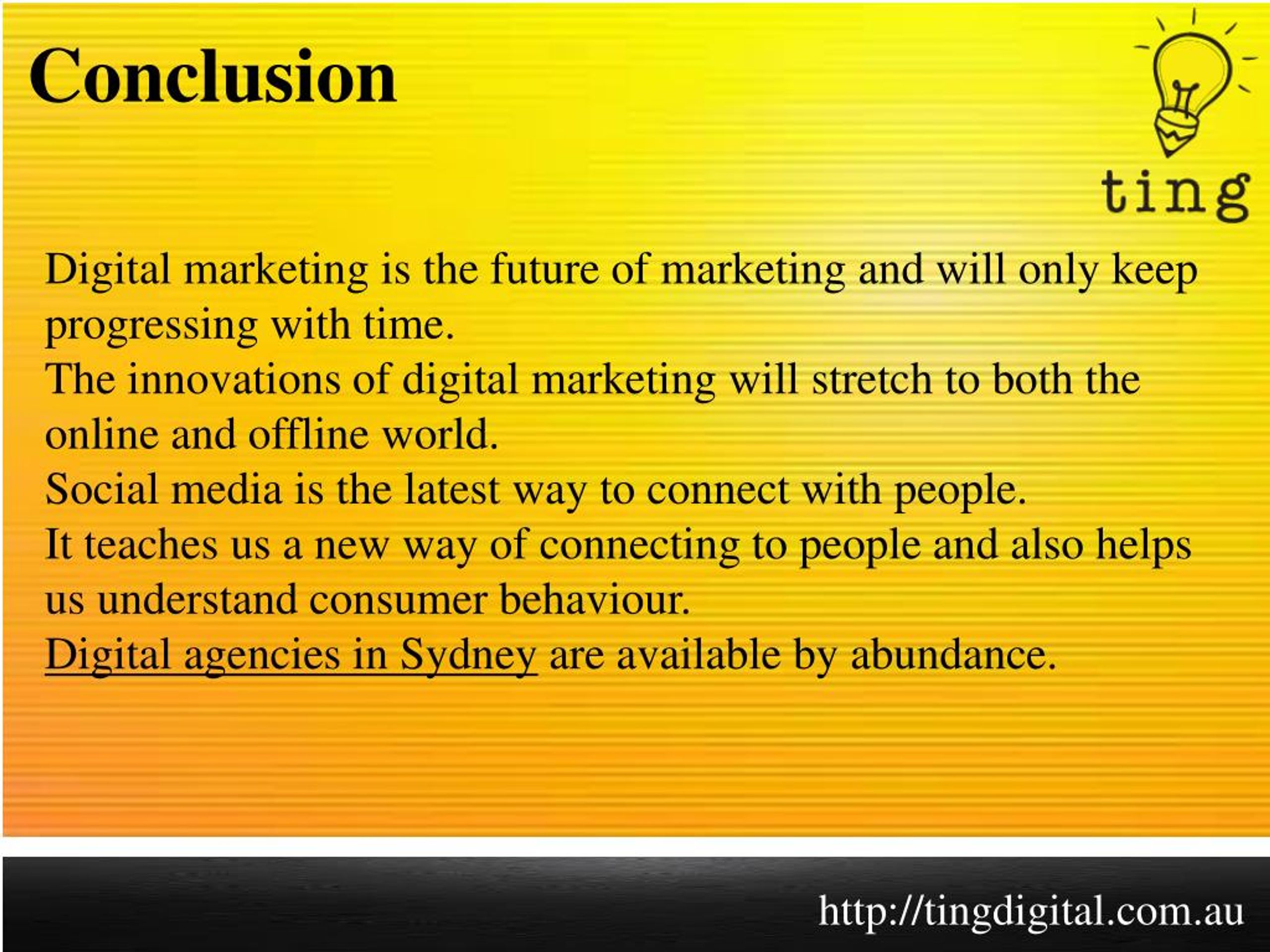 digital marketing essay conclusion