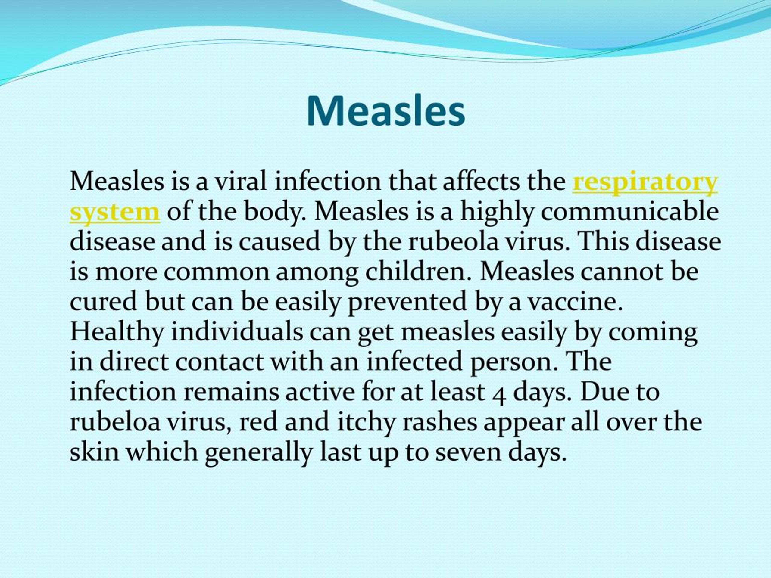 Measles перевод