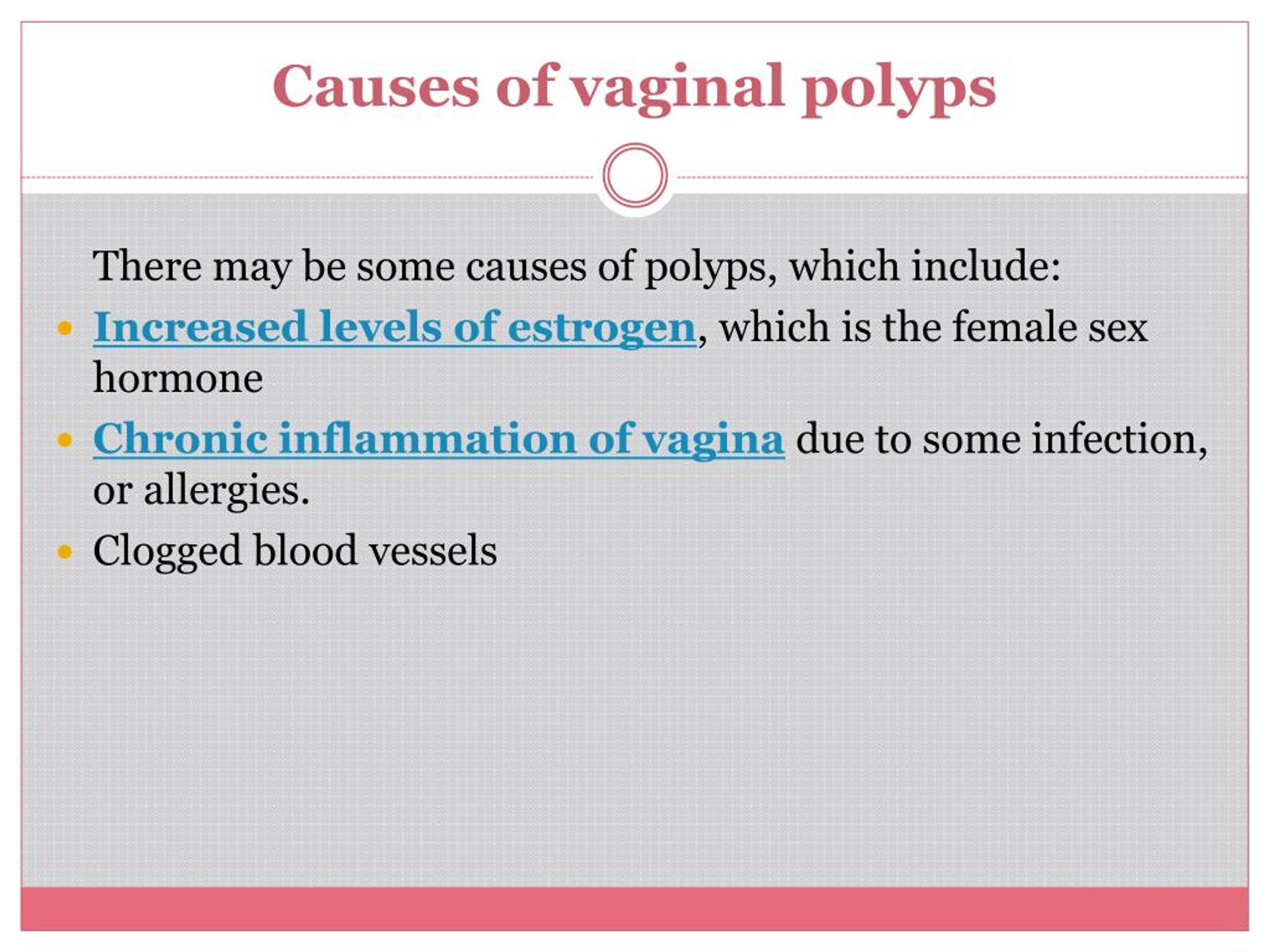 Ppt Vaginal Polyps Causes Symptoms Diagnosis And Treatment