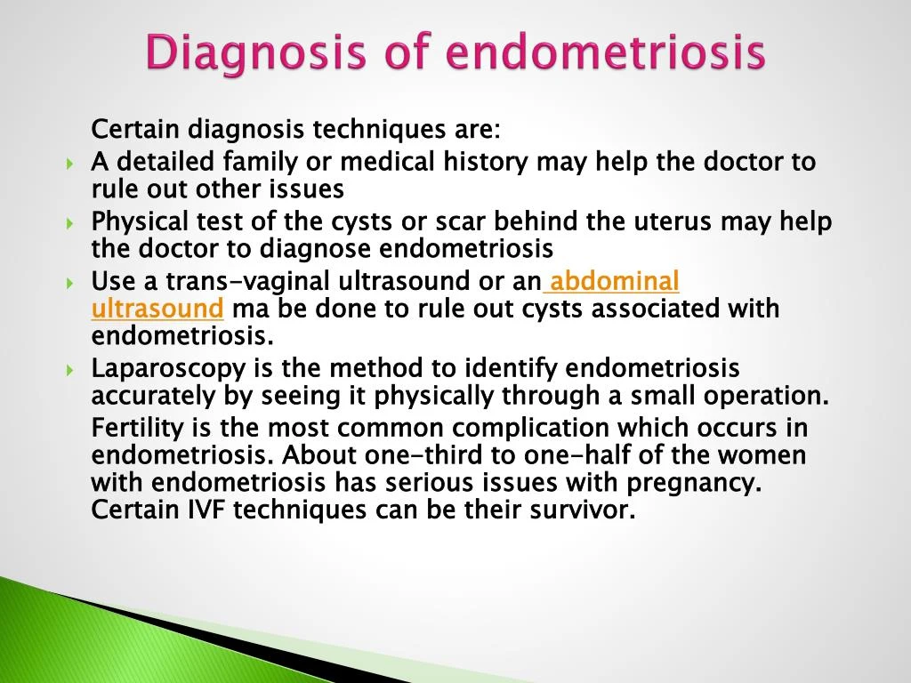 Ppt Endometriosis Overview Sign Symptoms Causes Diagnosis And Treatment Powerpoint 9898