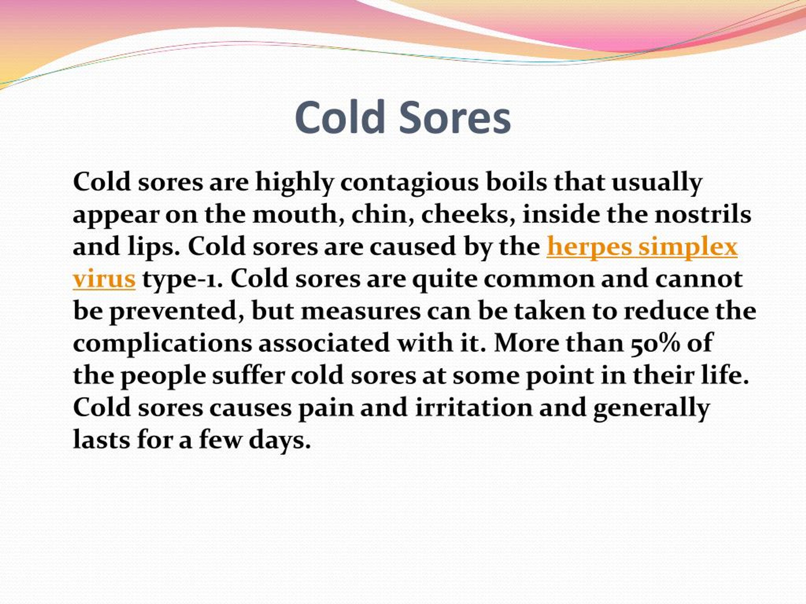 ppt-cold-sores-symptoms-causes-diagnosis-and-treatment-powerpoint